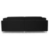 Buy Cawa Design Sofa  (2 seats) - Faux Leather Black 16611 at Privatefloor