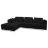 Chaise longue with 3 seats - Upholstered in fabric - Boretti image 7