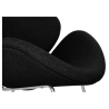 Buy Designer Armchair with Footrest - Upholstered in Leather - Chunk Black 16763 - in the EU