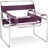 Lounge Chair - Leatherette & Metal - Ivan image 7