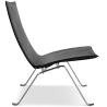 Buy Lounge Chair - Design Chair - Leather - Buyo Black 16827 at Privatefloor