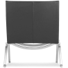 Buy Lounge Chair - Design Chair - Leather - Buyo Black 16827 Home delivery