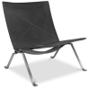 Buy Lounge Chair - Design Chair - Leather - Buyo Black 16827 - prices