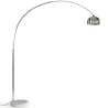 Arched Metal Floor Lamp with Round Marble Base – Arko image 7
