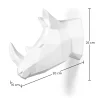Origami Rhino head - Resin image 7