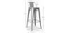 Stylix stool with small backrest - 76cm image 7