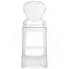 Bar Stool with Backrest - Transparent Design - 75cm - Victoria Queen image 7