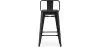 Bar Stool with Backrest Industrial Design - 60cm - Stylix image 7