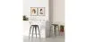 Bar Stool with Backrest Industrial Design - 60cm - Stylix image 7
