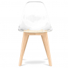 Buy Transparent Dining Chair - Scandinavian Style - Lucy Transparent 58592 - prices
