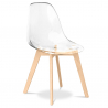 Buy Transparent Dining Chair - Scandinavian Style - Lucy Transparent 58592 in the Europe