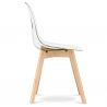 Buy Transparent Dining Chair - Scandinavian Style - Lucy Transparent 58592 Home delivery