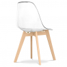Buy Transparent Dining Chair - Scandinavian Style - Lucy Transparent 58592 with a guarantee