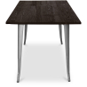 Buy Stylix Dining Table - 140 cm - Dark Wood Steel 58996 in the Europe