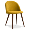 Buy Dining Chair Evelyne Scandinavian Design Premium - Dark legs Yellow 58982 - in the EU