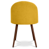 Buy Dining Chair - Upholstered in Fabric - Scandinavian Style - Evelyne Yellow 58982 - in the EU