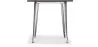 Square Dining Table - Industrial Design - Wood and Metal - Stylix image 7