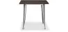 Square Dining Table - Industrial Design - Wood and Metal - Stylix image 7