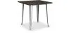 Square Dining Table - Industrial Design - Wood and Metal - Stylix image 7