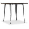 Buy Stylix Dining Table - 80 cm - Dark Wood Steel 58995 in the Europe