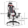 Office Chair with Armrests - Desk Chair with Castors - Gamer - Guy image 7