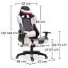 Office Chair with Armrests - Desk Chair with Castors - Gamer - Guy image 7
