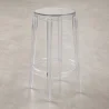 Transparent Design Stool - 65cm - Arthur image 7