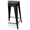 Buy Stylix Stool wooden - Metal - 60cm  Steel 99958354 home delivery