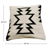 Buy Ethnic style cushion cover - Topanga White / Black MF01885 - prices