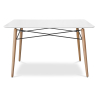 Buy Rectangular Dining Table - Scandinavian Design - Wood - 110 x 80 cm White 59075 - in the EU