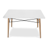 Buy Rectangular Dining Table - Scandinavian Design - Wood - 110 x 80 cm White 59075 - prices
