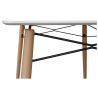 Buy Rectangular Dining Table - Scandinavian Design - Wood - 110 x 80 cm White 59075 Home delivery