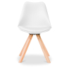 Buy Dining Chair Denisse Scandi style Premium Design with cushion  White 58292 - prices