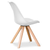 Buy Dining Chair - Scandinavian Style - Denisse White 58292 in the Europe