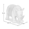 Decorative Figure Rhino - Matte White - Rhyn image 7