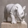 Decorative Figure Rhino - Matte White - Rhyn image 7