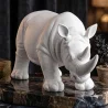 Decorative Figure Rhino - Matte White - Rhyn image 7