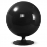 Buy Ball Chair - Eero Aarnio style - Black Shell and Red Interior - Fabric Red 19537 home delivery