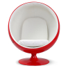 Buy Red Baller Chair  - Faux Leather White 19541 - in the EU