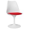 Buy Dining Chair - White Swivel Chair - Tulip Red 59156 at Privatefloor