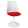 Buy Dining Chair - White Swivel Chair - Tulip Red 59156 in the Europe