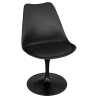 Buy Tulipan chair black with cushion Black 59159 in the Europe