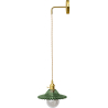 Buy Gold metal and glass wall lamp - Scarlet Green 59165 - prices