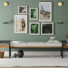 Buy Retro Wall Sconce - Retro Design -Escarlata Green 59165 - prices