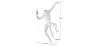 Wall Lamp - Monkey Design - Resina image 7