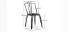 Dining Chair - Industrial Style - Wood and Metal - Lillor image 7
