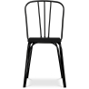Buy Dining Chair - Industrial Style - Wood and Metal - Lillor Black 59241 - prices