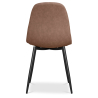 Buy Dining Chair - Upholstered Leatherette - Faby Brown 59170 with a guarantee