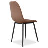 Buy Dining Chair - Upholstered Leatherette - Faby Brown 59170 - in the EU