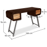 Buy Industrial design recycled wooden desk  - Style Brown 59250 in the Europe